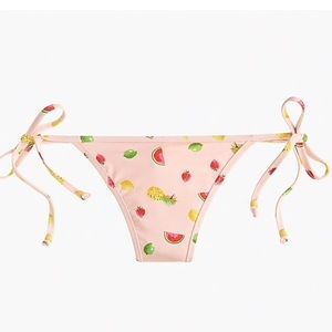 Brand New J.Crew tie string bikini bottom